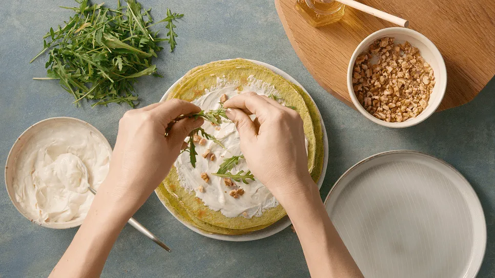 Млинці з сиром