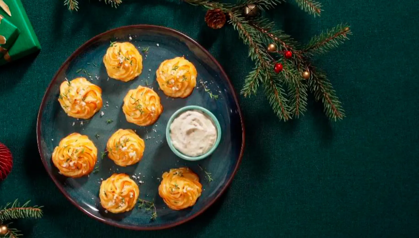 Запечене картопляне пюре з майонезом