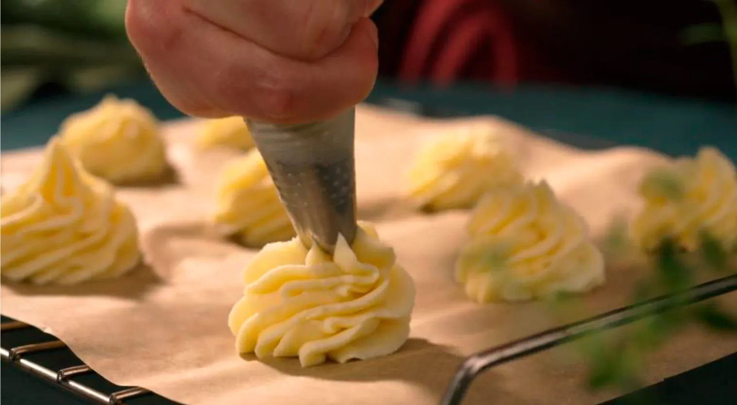 Запечене картопляне пюре з майонезом